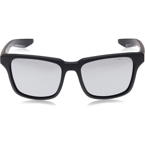 나이키 [아마존베스트]Nike EV1000-001 Essential Venture P Sunglasses (Frame Grey Polarized Lens), Matte Black