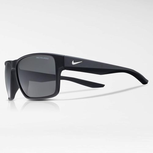 나이키 [아마존베스트]Nike EV1000-001 Essential Venture P Sunglasses (Frame Grey Polarized Lens), Matte Black