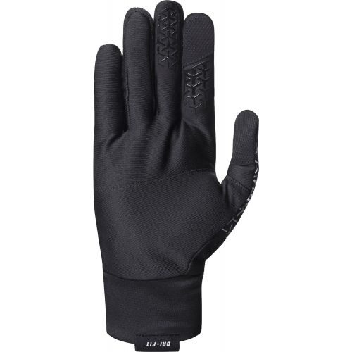 나이키 [아마존베스트]Nike Womens Storm-Fit Hybrid Run Gloves Black/Silver Athletic Sports