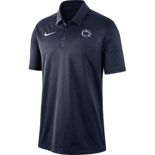 나이키 Nike Mens Penn State Nittany Lions Blue Dri-FIT Franchise Polo Navy