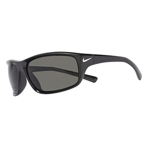 나이키 Nike Golf Adrenaline Sunglasses, Mercury Grey/Silver Frame, Grey Lens