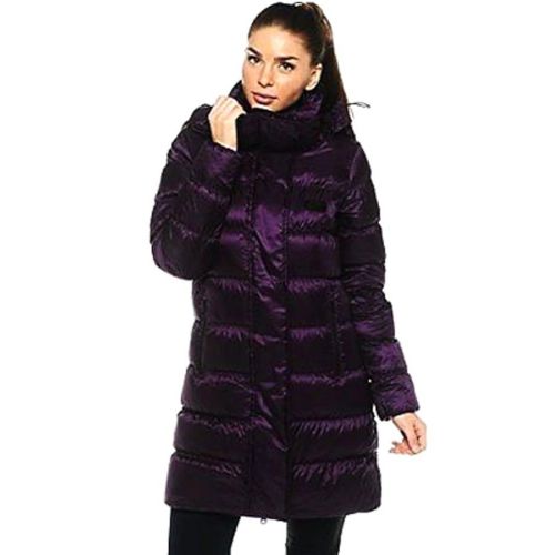 나이키 Nike Womens Down Parka Hood Duck Down Medium Eggplant Purple