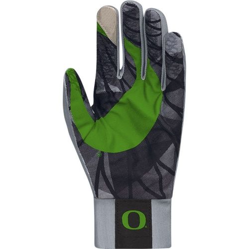 나이키 NIKE Nike Stadium Tech TXT-ON Gloves NCAA Oregon Ducks, GrayGreen