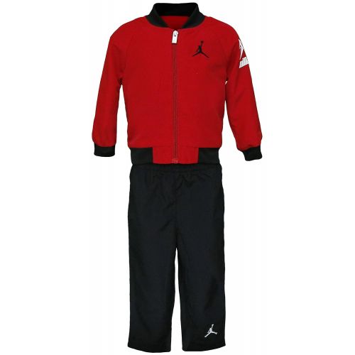나이키 Nike NIKE Boys Jordan 2-PC Active Jacket & Pants Set - Gym Red (12M)