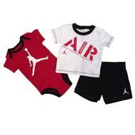 Nike NIKE Jordan Infant New Born Baby Bodysuit and Pants 3 Pcs Layette Set