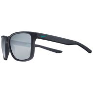 Nike EV0921-400 Unrest Sunglasses (Frame Grey with Silver Flash Lens), Matte Dark Obsidian