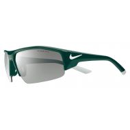 Nike Eyewear Mens Skylon Ace Xv EV0857-301 Rectangular Sunglasses, OREGON GREEN, 75 mm