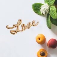 /NikitaByNiki Love Gold Italic Bottle Opener