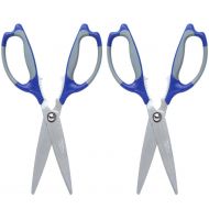 Nikken NIKKEN 76487 Cutlery Shears Heavy Duty Stainless Steel Kitchen Scissors, Blue, Set of 2