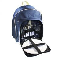 Nikkycozie Picnic Backpack Set Insulated Basket Rucksack Cooler with Settings Place