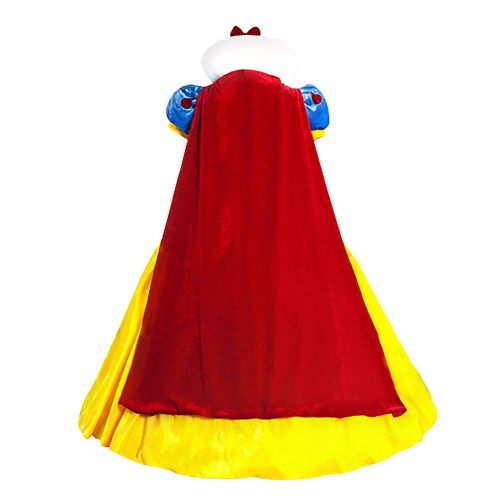  NikoNi Womens Princess Costume Dress Snow White Princess Costume with Headband