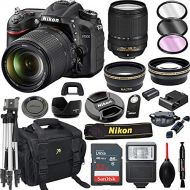 Nikon(AV) Nikon D7200 DSLR Camera with 18-140mm VR Lens + 32GB Card, Tripod, Flash, and More (20pc Bundle)