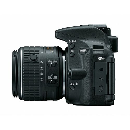  Nikon D5500 Digital SLR Camera with 24.2 Megapixels with 18-55mm VR II Lens Kit