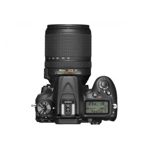  Nikon Black D7200 DX Digital SLR Camera with 24.2 Megapixels (Body Only)