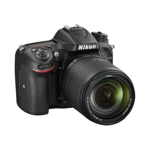  Nikon Black D7200 DX Digital SLR Camera with 24.2 Megapixels and 18-140mm Lens Included