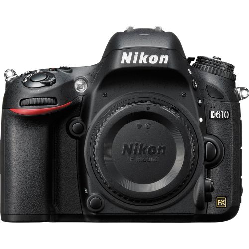  Nikon D610 24.3MP 1080P FX DSLR Camera w 3.2 LCD- Wi-Fi & GPS Ready- Built in Flash w Nikon 18-55mm VR II - Nikon 70-300mm G - 650-2600mm 5 Lens - 128GB - 23PC Ultra Zoom Kit