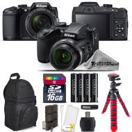 Nikon COOLPIX B500 Digital Camera 40x Optical Zoom + Tripod + Backpack -16GB Kit