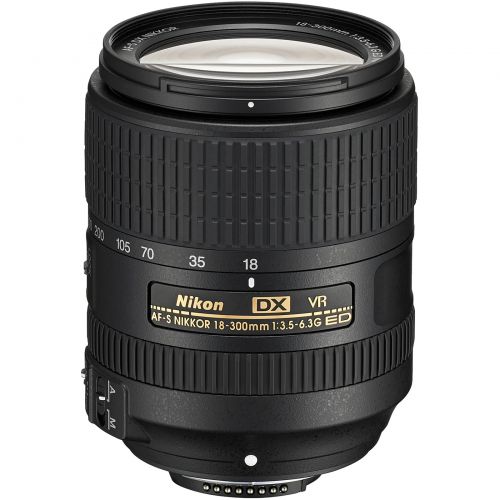  Nikon 18-300mm f3.5-6.3G VR DX ED AF-S Nikkor-Zoom Lens