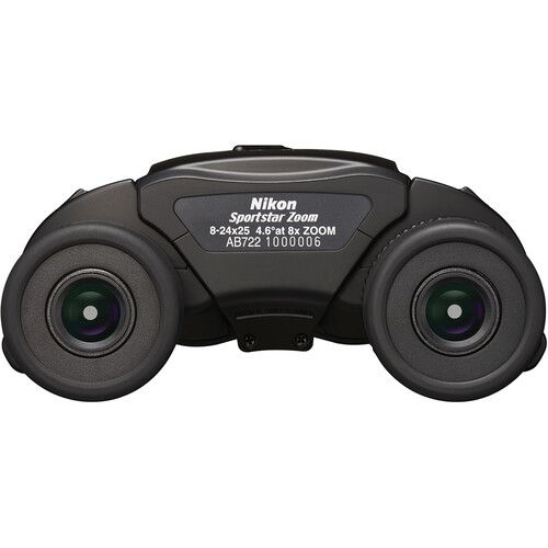  Nikon 8-24x25 Sportstar Zoom Binoculars (Black)