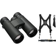 Nikon Prostaff P3 10X42 Binoculars Bundle with Harness and Lens Pen Cleaning System (3 Items)