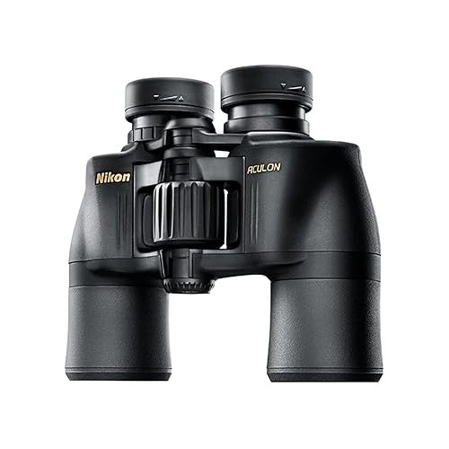  Nikon 8245B A211 ACULON 8x42 Binocular with Multi-Coated Eco-Glass Lenses, Central Focus Knob, BaK4 Porro Prism System, and Turn-and-Slide Rubber Eyecups (Renewed)