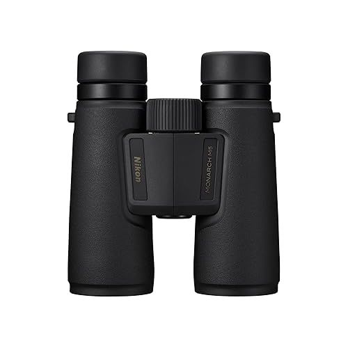  Nikon Monarch M5 10x42 Binocular | Waterproof, fogproof, Rubber-Armored Binocular with ED Glass, Long Eye Relief, Limited Official Nikon USA Model