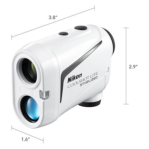  Nikon Coolshot Lite Stabilized Plastic Golf,Spectator Sport Rangefinder