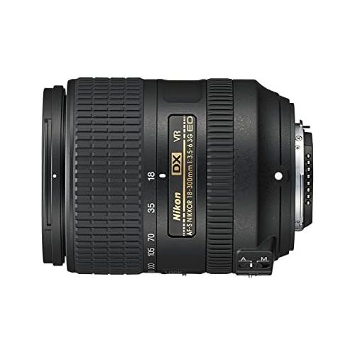  [아마존베스트]Nikon AF-S DX NIKKOR 18-300mm f/3.5-6.3G ED Vibration Reduction Zoom Lens with Auto Focus for Nikon DSLR Cameras