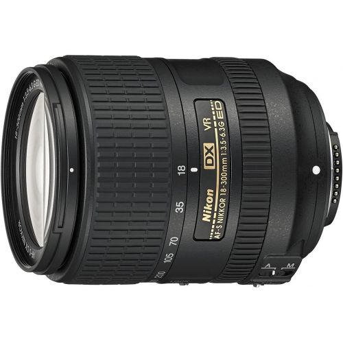  [아마존베스트]Nikon AF-S DX NIKKOR 18-300mm f/3.5-6.3G ED Vibration Reduction Zoom Lens with Auto Focus for Nikon DSLR Cameras