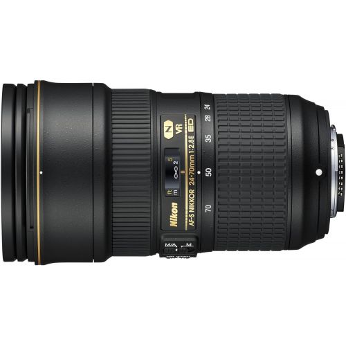  [아마존베스트]Nikon AF-S FX NIKKOR 24-70mm f/2.8E ED Vibration Reduction Zoom Lens with Auto Focus for Nikon DSLR Cameras