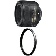 [아마존베스트]Nikon 50mm f/1.8G AF-S NIKKOR FX Lens with B+W 58mm Clear UV Haze