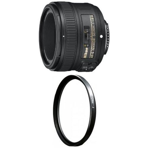  [아마존베스트]Nikon 50mm f/1.8G AF-S NIKKOR FX Lens with B+W 58mm Clear UV Haze