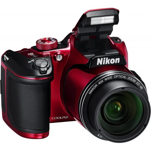  [아마존베스트]Nikon COOLPIX B500 Digital Camera (Red)