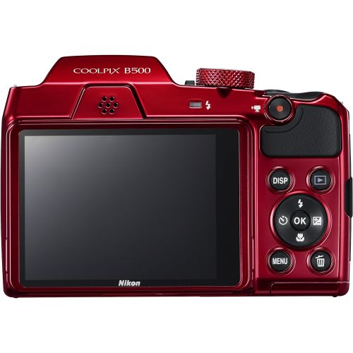  [아마존베스트]Nikon COOLPIX B500 Digital Camera (Red)