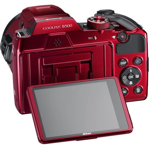  [아마존베스트]Nikon COOLPIX B500 Digital Camera (Red)