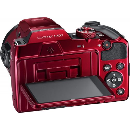  [아마존베스트]Nikon COOLPIX B500 Digital Camera (Red)