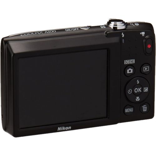  [아마존베스트]Nikon Coolpix A100 20.1 MP Point & Shoot Digital Camera, Black