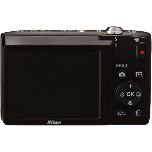  [아마존베스트]Nikon Coolpix A100 20.1 MP Point & Shoot Digital Camera, Black