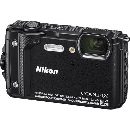  [아마존베스트]Nikon W300 Waterproof Underwater Digital Camera with TFT LCD, 3, Black (26523)