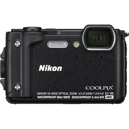  [아마존베스트]Nikon W300 Waterproof Underwater Digital Camera with TFT LCD, 3, Black (26523)