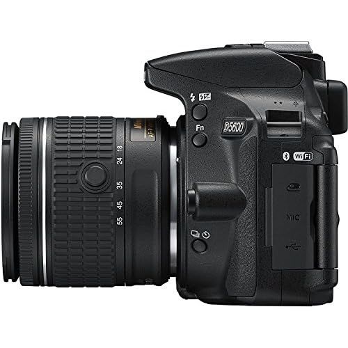  Nikon D5600 DSLR with 18-55mm f/3.5-5.6G VR and 70-300mm f/4.5-6.3G ED