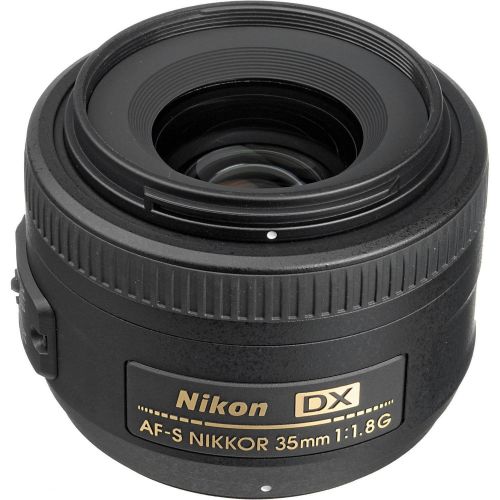  Nikon AF-S DX NIKKOR 35mm f/1.8G Lens with Auto Focus for Nikon DSLR Cameras