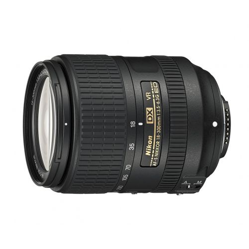  Nikon AF-S DX NIKKOR 18-300mm f/3.5-6.3G ED Vibration Reduction Zoom Lens with Auto Focus for Nikon DSLR Cameras