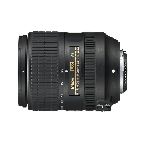  Nikon AF-S DX NIKKOR 18-300mm f/3.5-6.3G ED Vibration Reduction Zoom Lens with Auto Focus for Nikon DSLR Cameras