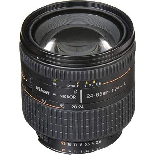  Nikon AF FX NIKKOR 24-85mm f/2.8-4D IF Zoom Lens with Auto Focus for Nikon DSLR Cameras