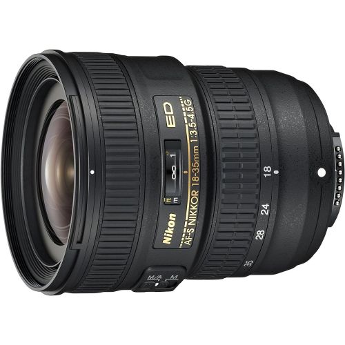  Nikon AF-S FX NIKKOR 18-35mm f/3.5-4.5G ED Zoom Lens with Auto Focus for Nikon DSLR Cameras