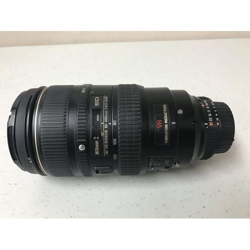  Nikon 80-400mm f/4.5-5.6D ED Autofocus VR Zoom Nikkor Lens (OLD MODEL)