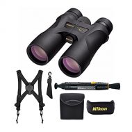 Nikon 16003 PROSTAFF 7S 10x42 Binocular (Black) Accessory Bundle