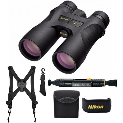  Nikon 16003 PROSTAFF 7S 10x42 Binocular (Black) Accessory Bundle