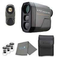 Nikon Prostaff Laser Rangefinder Bundle with 3 CR2 Batteries and Lumintrail Cleaning Cloth